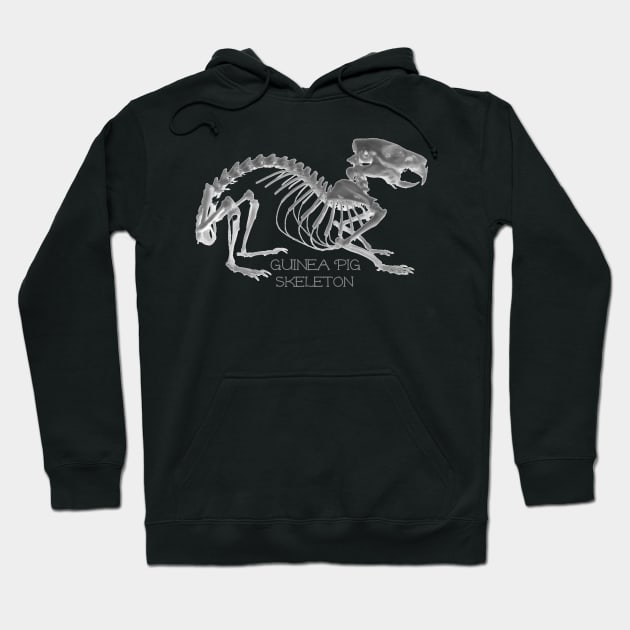 Guinea Pig Skeleton Hoodie by ARTWORKandBEYOND